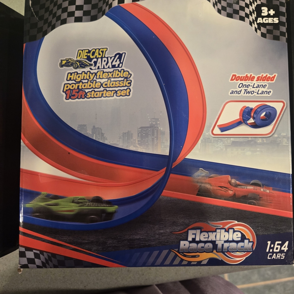 Make An Offer!! Flexible Race Track Set - Red and Blue